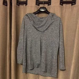 LOVE IN Cowl Neck Hooded Lightweight Knitted Sweater Top size Small